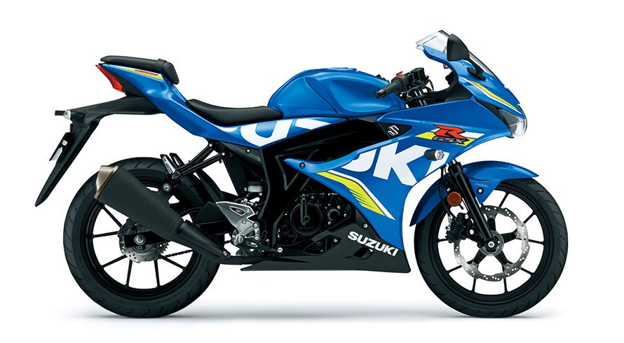 GSX R 125 A Blauw